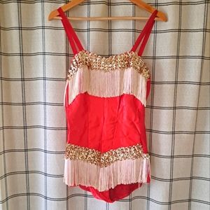 SOLD Vintage Fringe Bodysuit